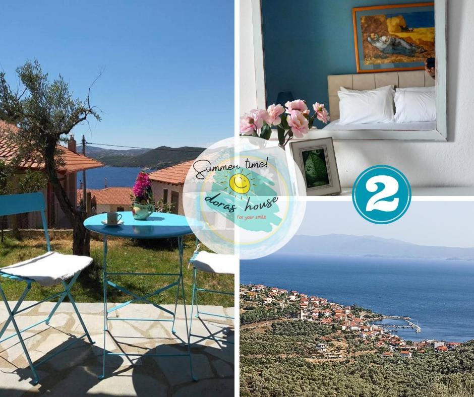 Dora'S House Comfortable Apartment With A Yard And View Pirgadikia Exterior foto
