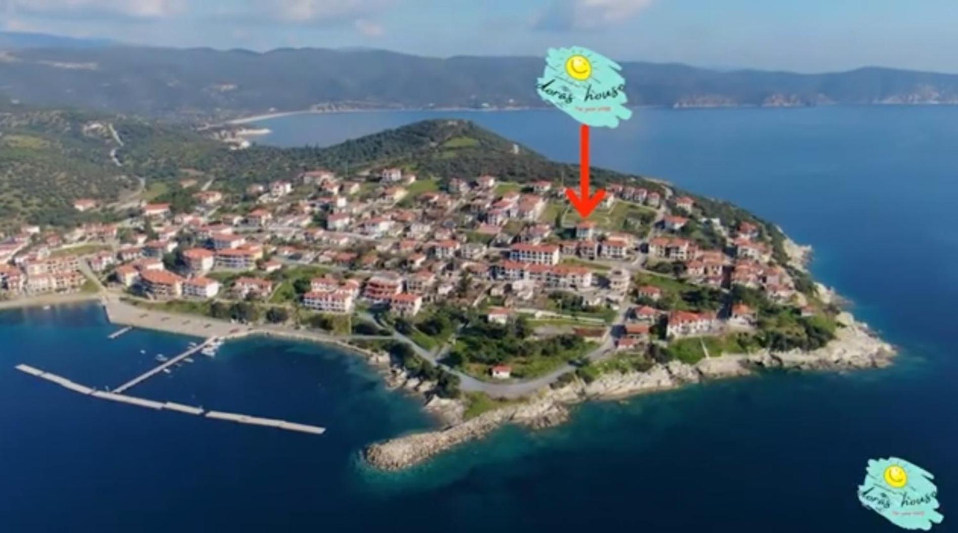 Dora'S House Comfortable Apartment With A Yard And View Pirgadikia Exterior foto